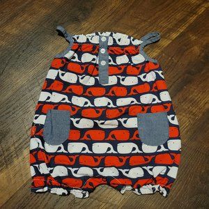 Mudpie Whale Romper